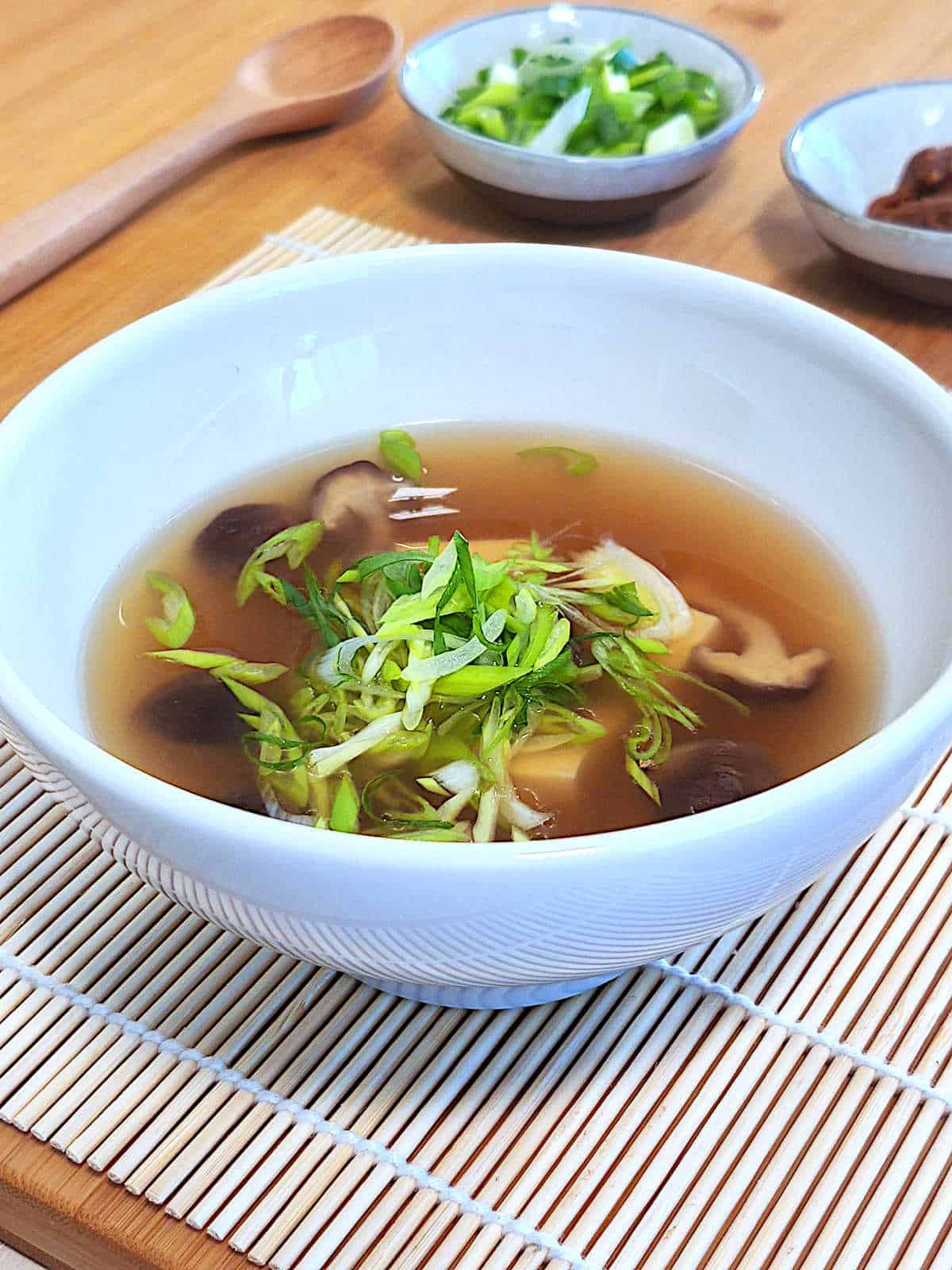 Miso soup (Japanese)